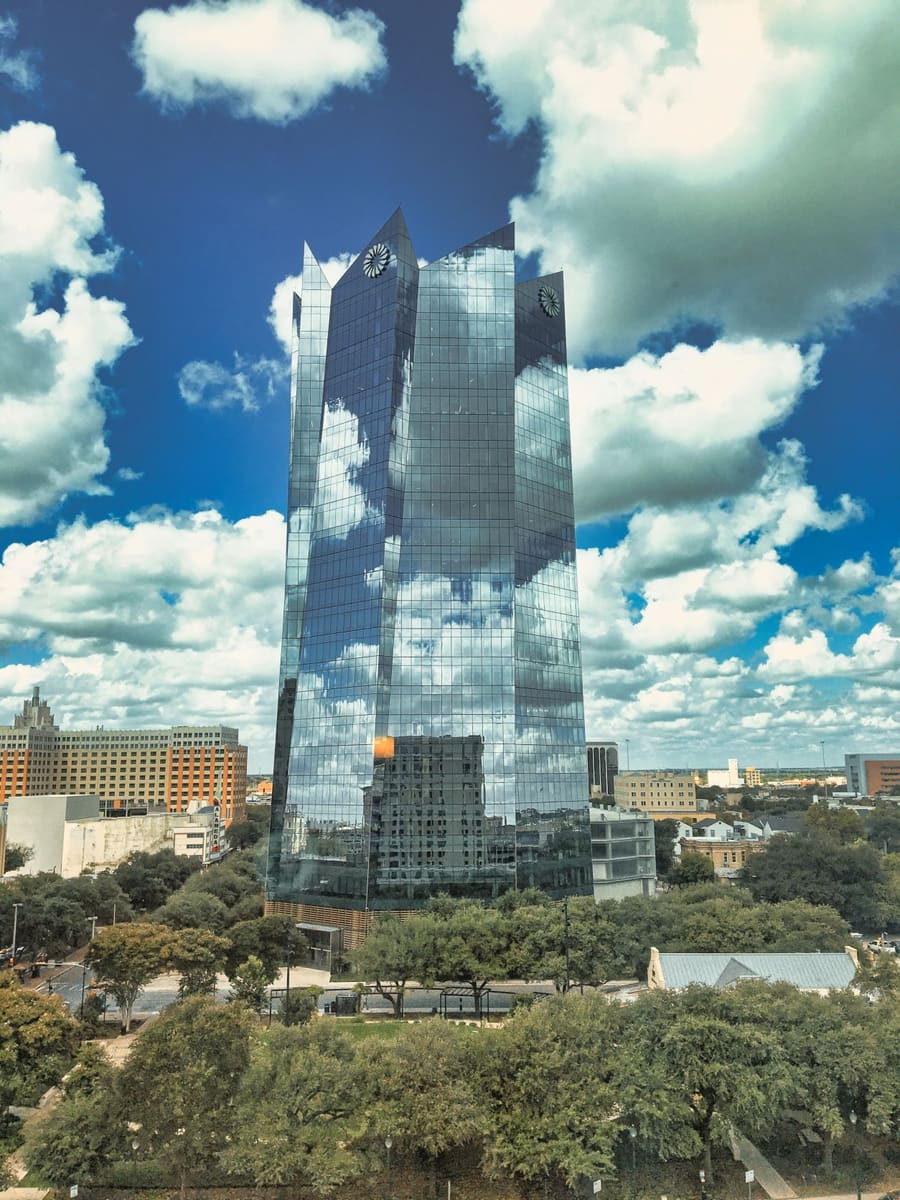 Cloudy Building